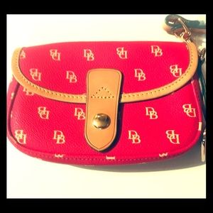 Dooney & Bourke Signature Flap Wristlet